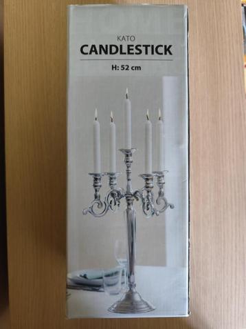 Kandelaar 52 cm, kaarsenhouder, nieuw beschikbaar voor biedingen