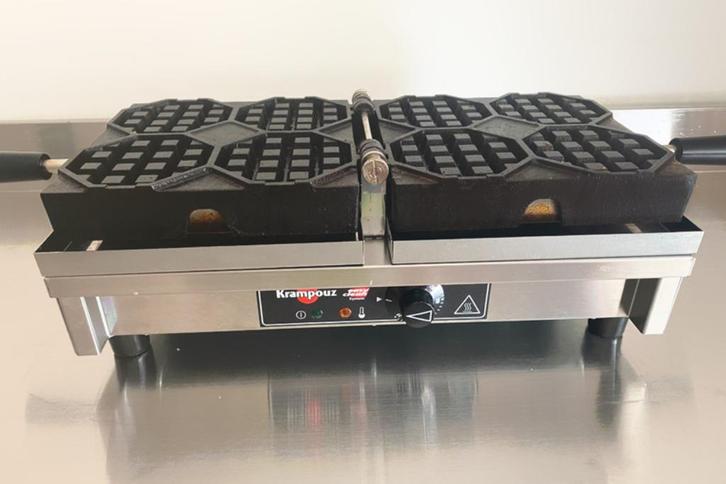 wafelijzer Matt/Krampouz, Elektronische apparatuur, Wafelijzers, Uitneembare platen, Ophalen of Verzenden