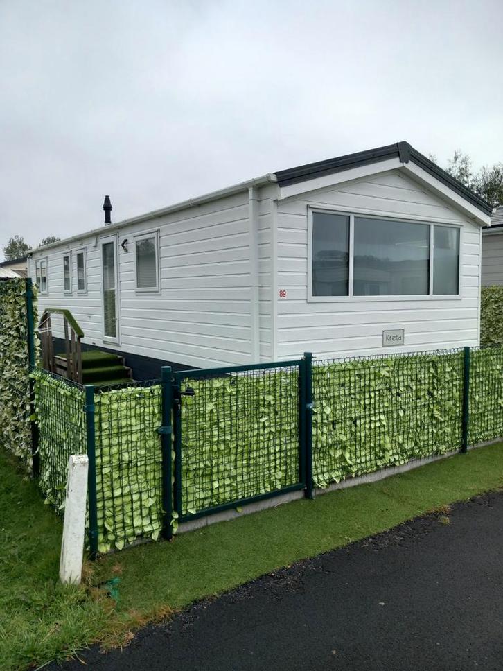 Volledig uitgeruste stacaravan op EIGEN GROND en parking, Caravans en Kamperen, Stacaravans, Ophalen