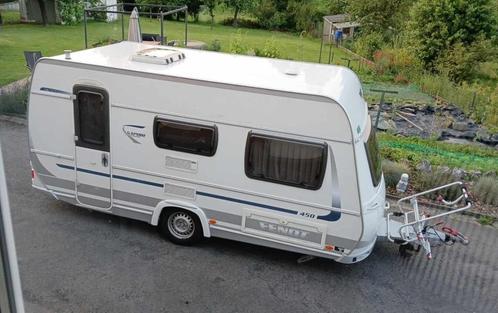 Caravane fendt 450, Caravans en Kamperen, Caravans, Particulier, tot en met 4, 1250 - 1500 kg, Fendt, Frans bed, Omvormbare zithoek