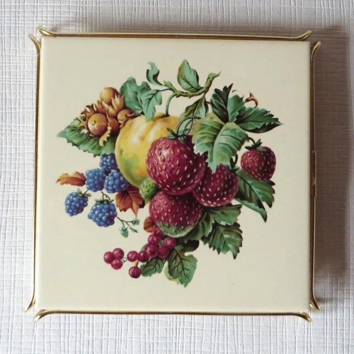 Vintage onderzetter Villeroy & Boch Mettlach (jaren ‘70), Huis en Inrichting, Woonaccessoires | Onderzetters, Gebruikt, Pot of Pan