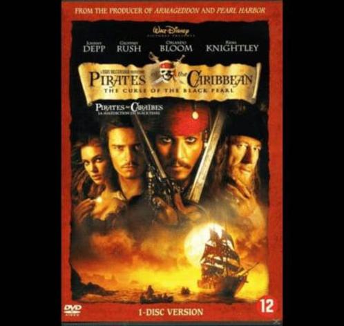 DVD - Pirates of the Caribbean: De vloek van de zwarte parel, Cd's en Dvd's, Dvd's | Avontuur, Nieuw in verpakking, Vanaf 12 jaar