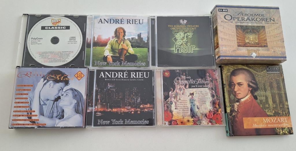 Klassiek, opera, operette, Rieu. Totale prijs of apart., Ophalen, Zo goed als nieuw