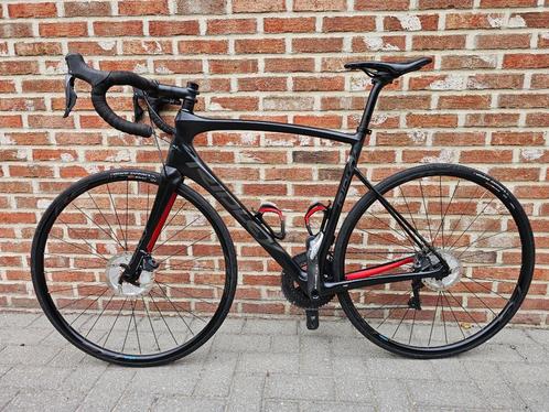 Ridley Carbon Disc racefiets Ultegra DI2 van 3300 voor 1600✅, Fietsen en Brommers, Fietsen | Racefietsen, Zo goed als nieuw, Carbon