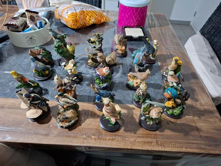 Verzameling vogelbeeltjes, Antiek en Kunst, Kunst | Beelden en Houtsnijwerken, Ophalen of Verzenden