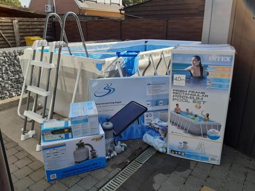 zwembad + toebehoren, Tuin en Terras, Zwembad-toebehoren, Gebruikt, Overige typen, Ophalen