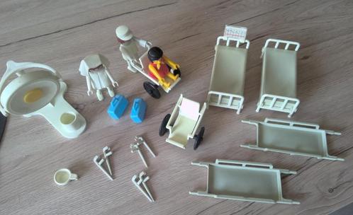 Vintage Playmobil - set ziekenhuis 1976, Kinderen en Baby's, Speelgoed | Playmobil, Gebruikt, Complete set, Ophalen of Verzenden