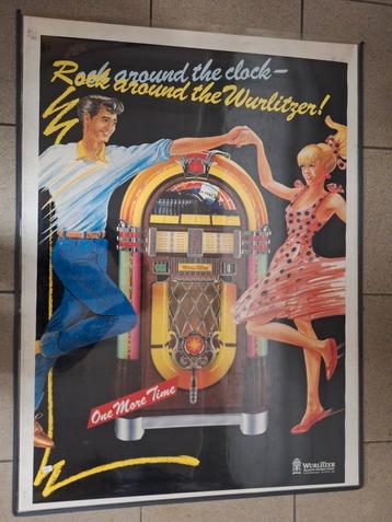 Originele reclame poster Wurlitzer One More Time beschikbaar voor biedingen