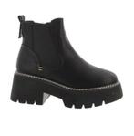 Boots en cuir noir Lachapelle, Lachapelle, Comme neuf, Enlèvement, Boots et Botinnes