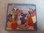 CD Disney Lady en de Vagebond Lees en luister Verhaaltje, Cd's en Dvd's, Ophalen of Verzenden, Zo goed als nieuw, Verhaal of Sprookje
