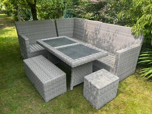 Loungeset 6-10personen, Tuin en Terras, Tuinsets en Loungesets, Zo goed als nieuw, Loungeset, Wicker, Meer dan 8 zitplaatsen, Ophalen