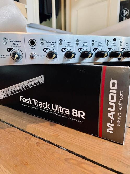 M-audio Fast Track Ultra 8R usb 2.0, Computers en Software, Geluidskaarten, Gebruikt, Ophalen