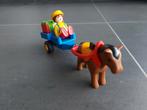 Playmobil 123 boer met paard en kar, Kinderen en Baby's, Ophalen of Verzenden, Zo goed als nieuw