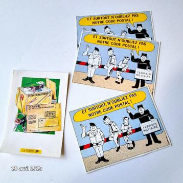 Set van 4 kaarten op de voor- en achterkant van een ansichtk beschikbaar voor biedingen