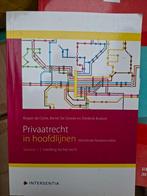 Privaatrecht in hoofdlijnen volume 1 en 2, Boeken, Ophalen of Verzenden, Nieuw, Hogeschool