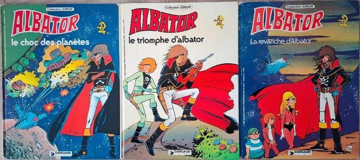 3 BD Albator, Boeken, Stripverhalen, Gelezen, Meerdere stripboeken, Ophalen of Verzenden