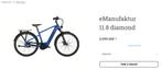 E-bike  | VICTORIA  | eManufaktur 11.8 Diamant | BLUE  |, Fietsen en Brommers, Elektrische fietsen, Victoria, Victoria, Zo goed als nieuw