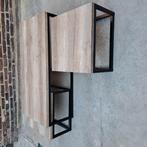 Salon tafel met stalen onderstel ,redelijk zwaar, Ophalen, Nieuw