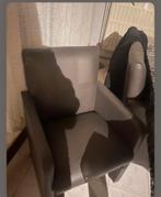 6 stoelen, Huis en Inrichting, Ophalen, Gebruikt, Leer, Grijs