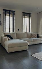 Witte Teddy hoekbank, Ophalen, 300 cm of meer, Zo goed als nieuw, Vierpersoons of meer