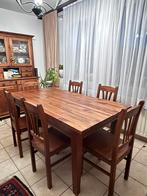 Table 6-8 personnes en bois, Maison & Meubles, Salles à manger complètes, Enlèvement, Utilisé, 6 à 8 chaises