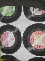 SINGELTJES VINYL STOF HOESLAKEN, Envoi, Utilisé, Une personne, Drap-housse ou Taie d'oreiller