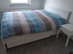 Compleet bed te koop: IKEA MALM + matras + lade (140x200), Huis en Inrichting, Ophalen, Gebruikt, Wit, 140 cm