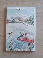 4 vintage kerstkaarten + enveloppen, Ophalen of Verzenden, Zo goed als nieuw