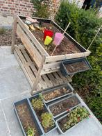 Bac a planter + bac à fleurs, Jardin & Terrasse, Bacs à fleurs & Jardinières, Carré, Enlèvement, Utilisé, 60 à 100 cm