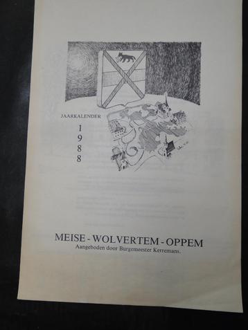 Meise-Wolvertem-Oppem jaarkalender Volksunieafdeling