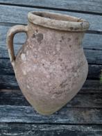 Oude terracotta Griekse vaas, kruik, Ophalen