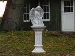 Beeld Engel met Vleugels - Gedetailleerd - Steen, Tuin en Terras, Ophalen of Verzenden, Steen, Engelenbeeld