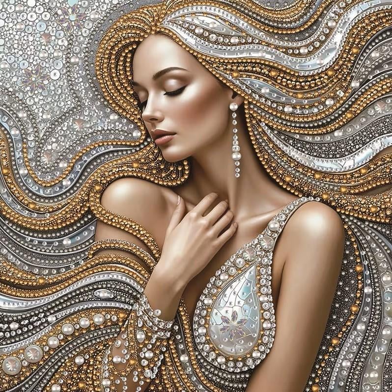 Afgewerkt diamond painting schilderij, Enlèvement ou Envoi