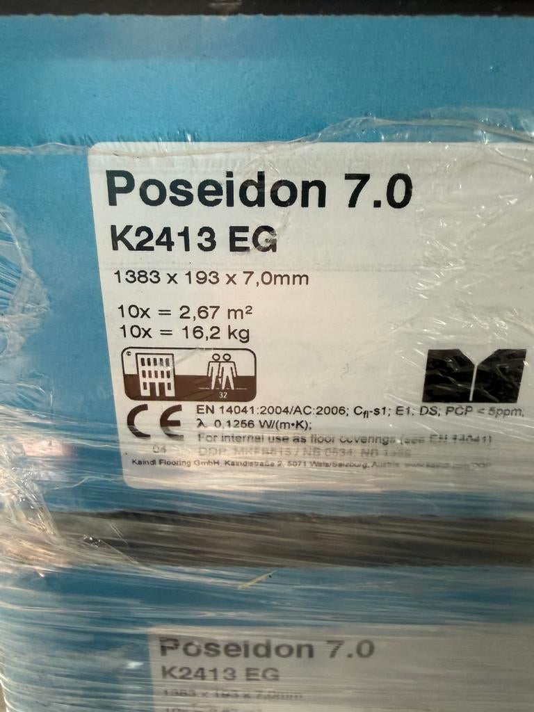 Laminaat waterproof, Maison & Meubles, Ameublement | Revêtements de sol, Neuf, Aggloméré, Eik, Brun