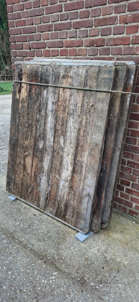 Steenschotten 22 m², Doe-het-zelf en Bouw, Hout en Planken, Gebruikt, Minder dan 200 cm, 50 mm of meer, Ophalen