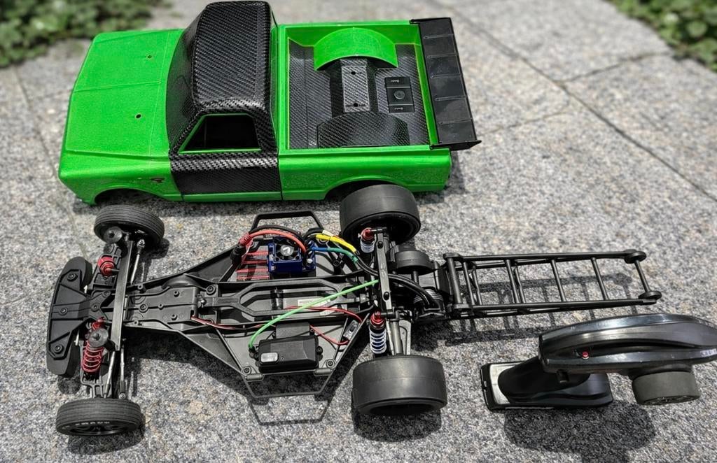 Traxxas Drag Auto – Zeer nette staat – Super snel!, Hobby en Vrije tijd, Modelbouw | Radiografisch | Auto's, Zo goed als nieuw
