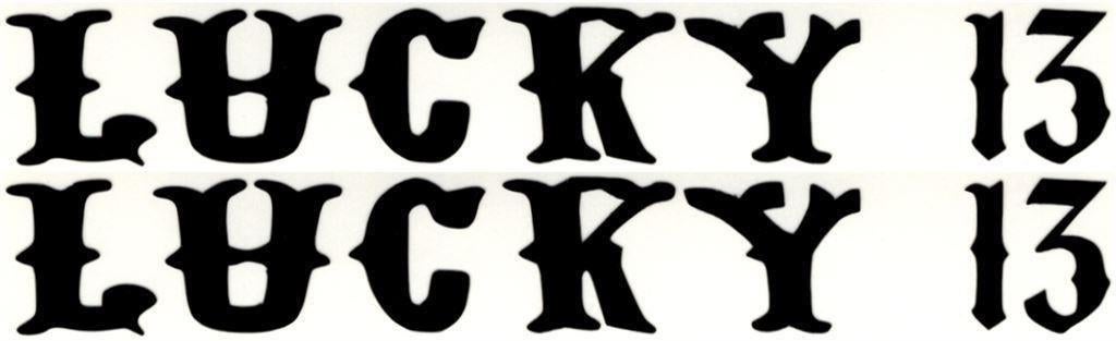 Lucky 13 sticker set #1, Motoren, Verzenden