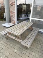 Picknicktafel, Ophalen, Gebruikt, Rechthoekig, Hout