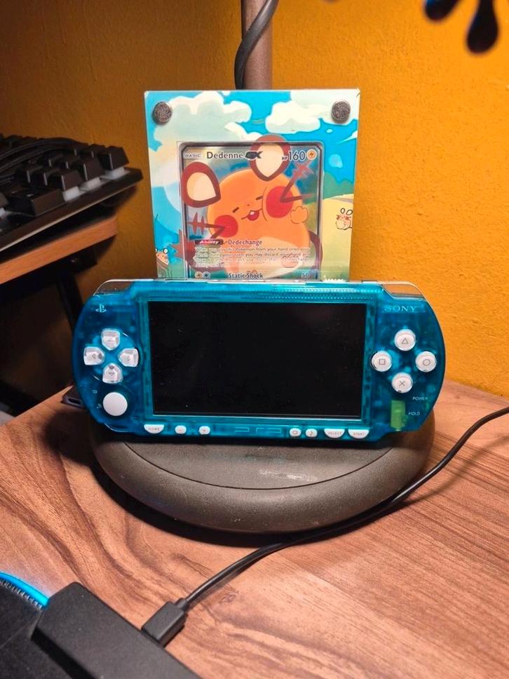 Full Modded PSP, Consoles de jeu & Jeux vidéo, Consoles de jeu | Sony PSP, Neuf, PSP, Bleu, Avec jeux, Enlèvement ou Envoi