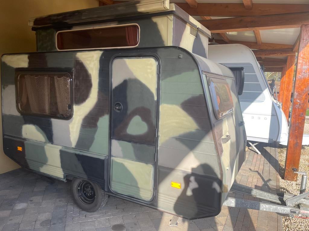 Caravan Rapido, lichtgewicht, alles werkt, mtm 630 kg, Caravans en Kamperen, Caravans, Tot en met 2, Bedrijf, Rapido, 500 - 750 kg