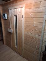 Houten sauna cabine, als nieuw, Sport en Fitness, Ophalen