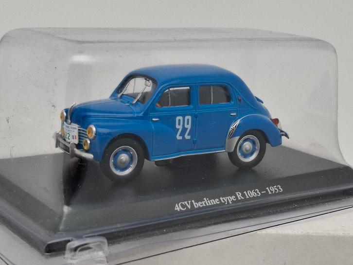 Renault 4CV type Berline R1063 (1953) - Hachette 1/43, Hobby en Vrije tijd, Modelauto's | 1:43, Zo goed als nieuw, Auto, Overige merken