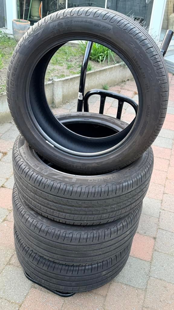 Pneus Pirelli RUN Flat 245/45 R18, Enlèvement, Utilisé, BMW