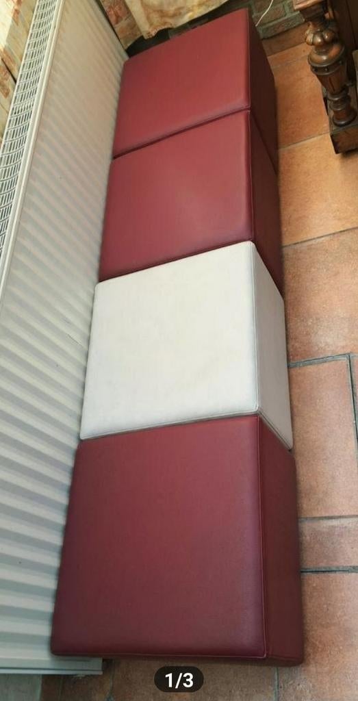 Poufs lounge haut de gamme - design moderne, Enlèvement, Bois