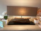 Lamp - houten voet, Huis en Inrichting, Lampen | Tafellampen, Ophalen, 50 tot 75 cm, Warm modern, Zo goed als nieuw