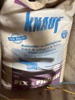 KNAUF fix & finish pleister & MP 75 spuitgips 25kg, Ophalen, Gebruikt