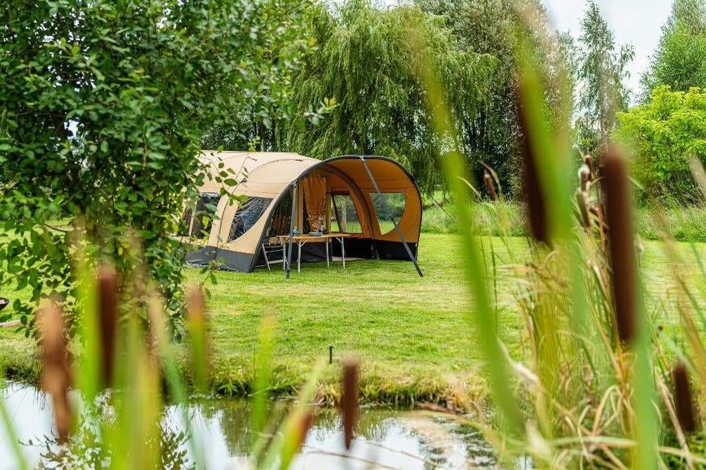 Campfire vouwwagen UITZONDERLIJK AANBOD, Caravanes & Camping, Caravanes pliantes, Alpenkreuzer, Jusqu'à 6, Beige, Enlèvement