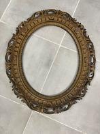 Beau cadre ancien ovale bronze doré parfait état, Enlèvement ou Envoi