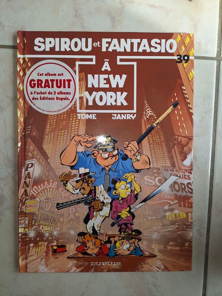 Spirou et Fantasio 39 A New York, Livres, Une BD, Enlèvement, Utilisé