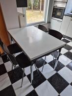 Keukentafel 110x70cm uitschuifbaar, Ophalen, Gebruikt, 100 tot 150 cm, 50 tot 100 cm